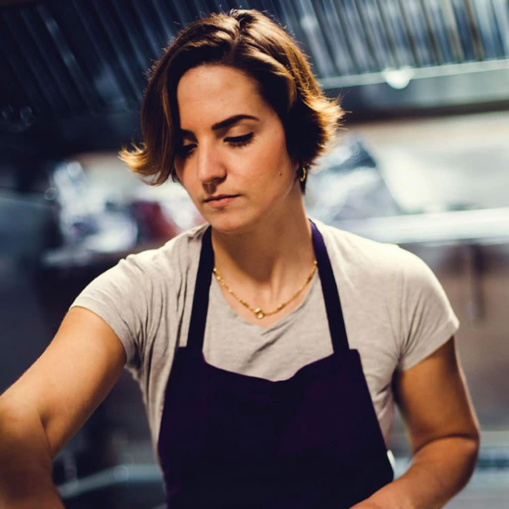 La cheffe Laetitia Visse du restaurant La Femme du Boucher.