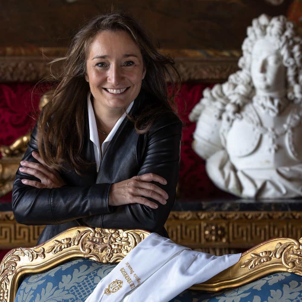 La cheffe Virginie Basselot du restaurant le Chantecler au Negresco.