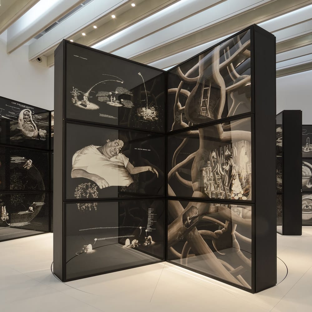 Gilles Barbier au Musée Soulages, lieu de culture à Rodez.