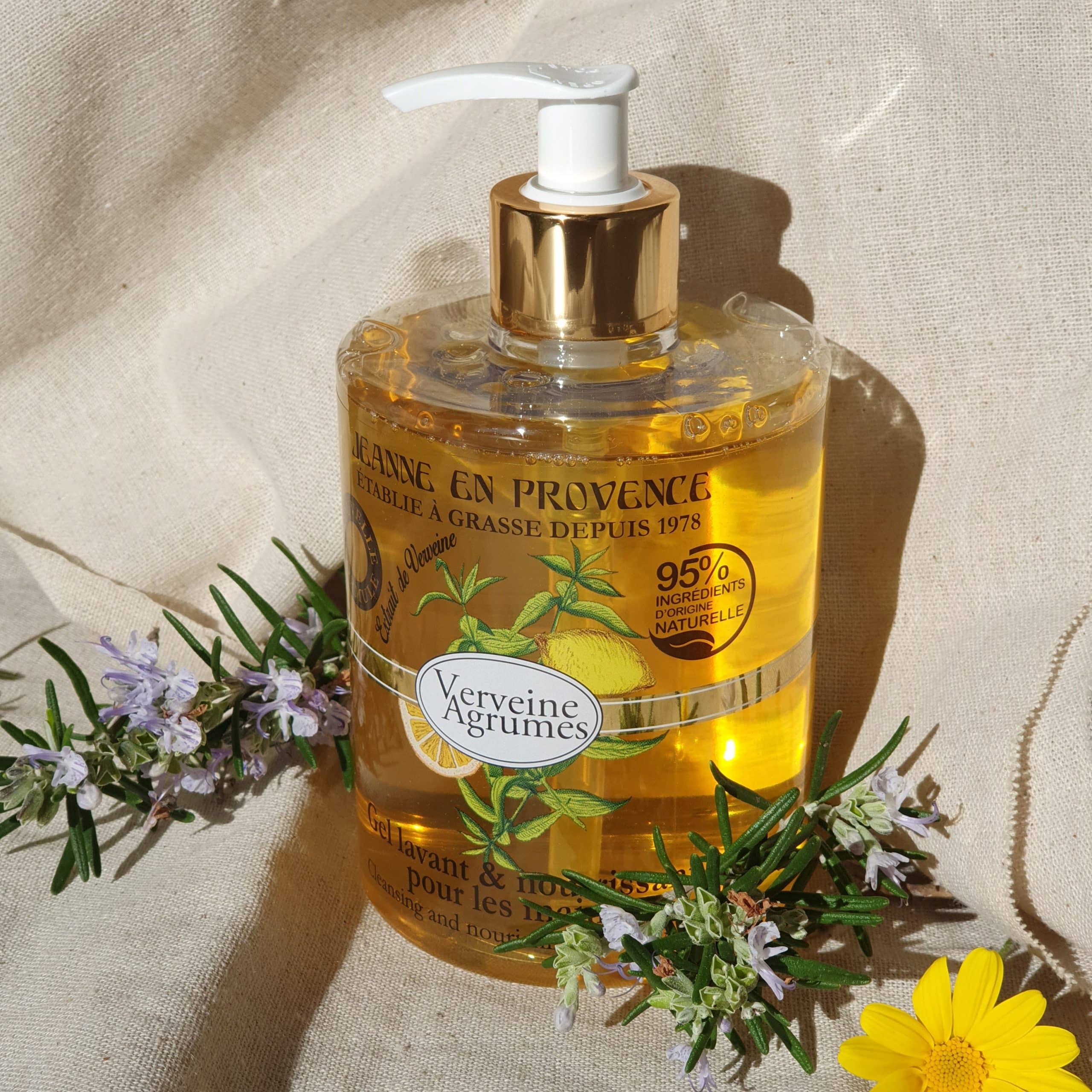Jeanne en Provence gel lavant verveine Agrumes
