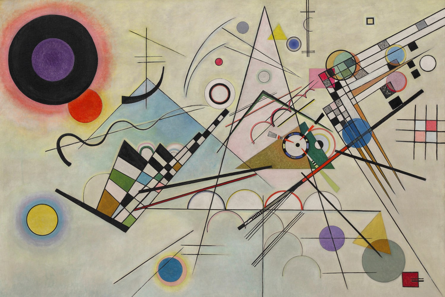 La culture en toute modernité par Kandinski au Château Baux de Provence.