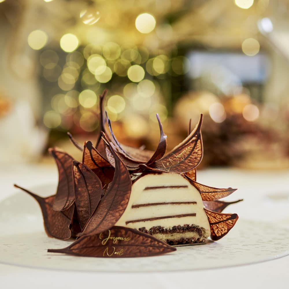 La bûche à effeuiller de l’Hôtel du Negresco.
