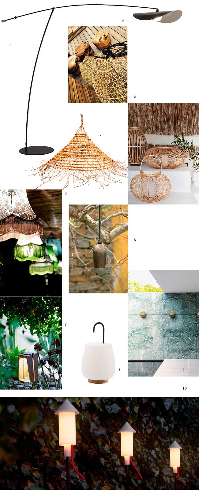 Selection pele mele luminaires outdoor 2