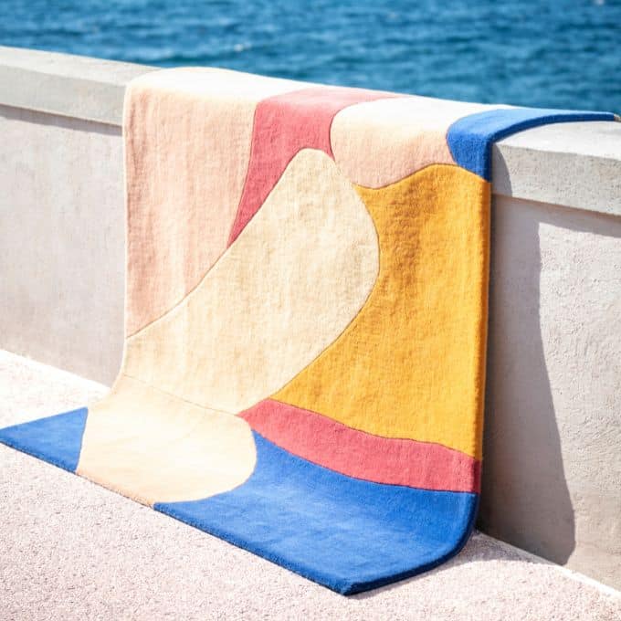 Tapis de la collection Maison du Monde x Sakina M'Sa.