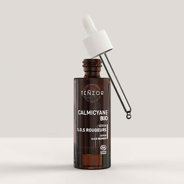 Sérum SOS rougeurs à base de spiruline de la marque Teñzor.