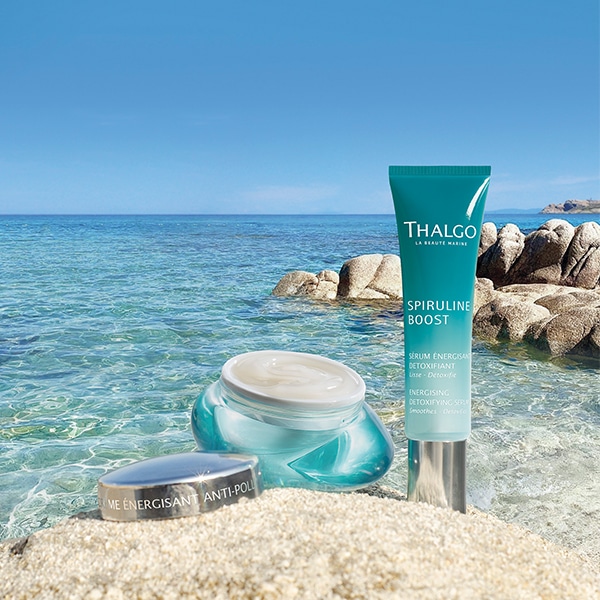 Sérum énergisant et détoxifiant à la spiruline de la marque Thalgo.