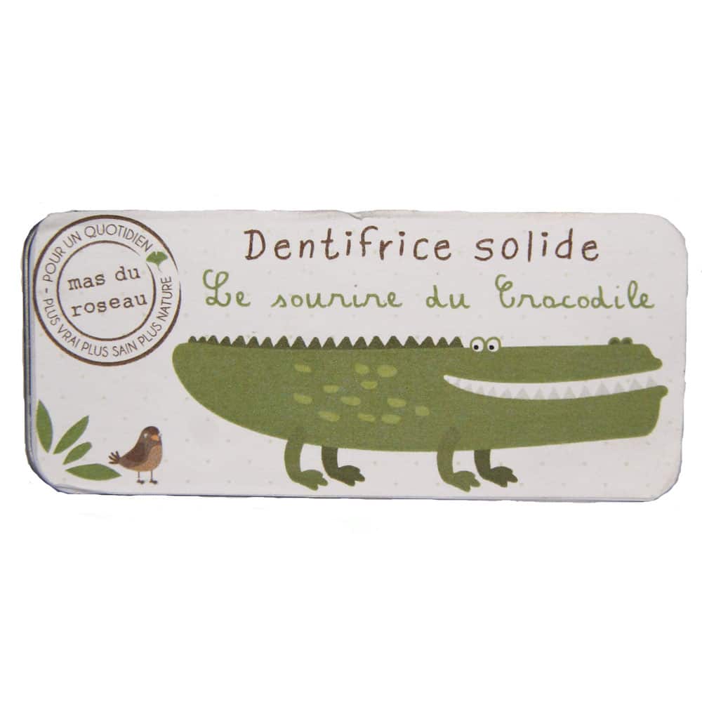 Dentifrice solide par Mas su Roseau pour une routine beauté sans polluer.