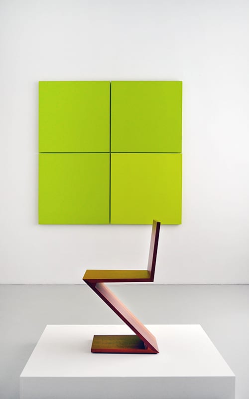 Exposition «&nbsp;Revenir vers le futur&nbsp;» dans l’Espace de l’Art Concret à Mouans-Sartoux en 2021. 