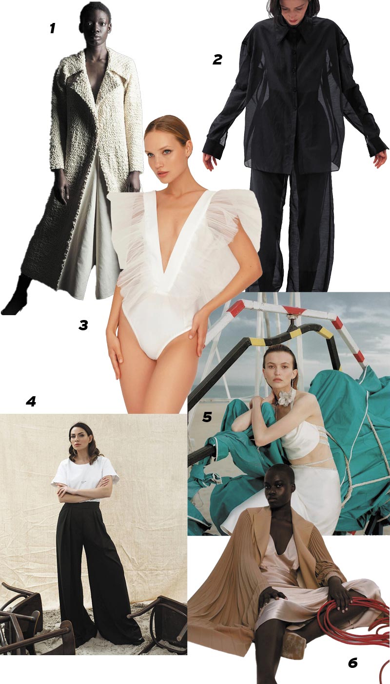 Plusieurs modèles photos mettant en avant les marques et la mode ukrainienne.