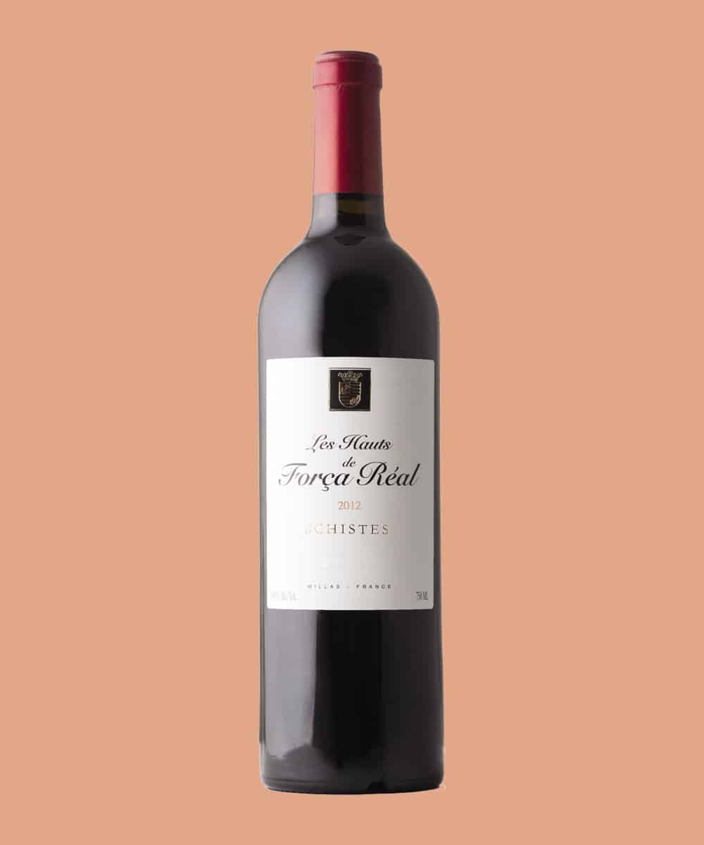 Bouteille de vin du Domaine Força Réal.