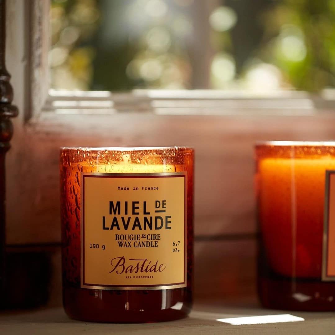 bougies parfumees bastide miel de lavande