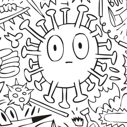 festival bd aix maison enfants coronavirus coloriage
