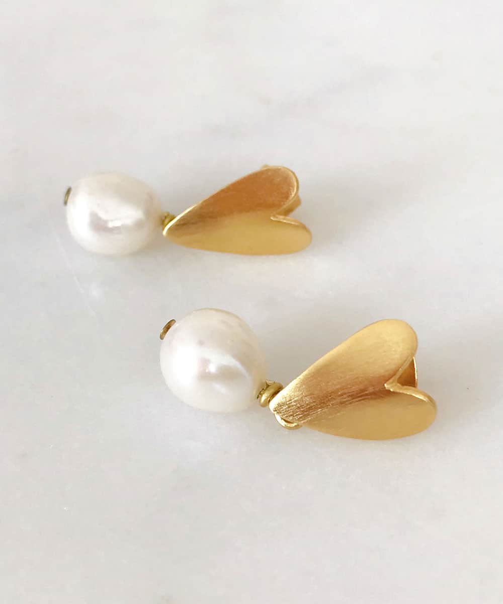 Les boucles d’oreilles Le Coeur de chez Céline Flageul à retrouver au salon Maison et Objet 2021.