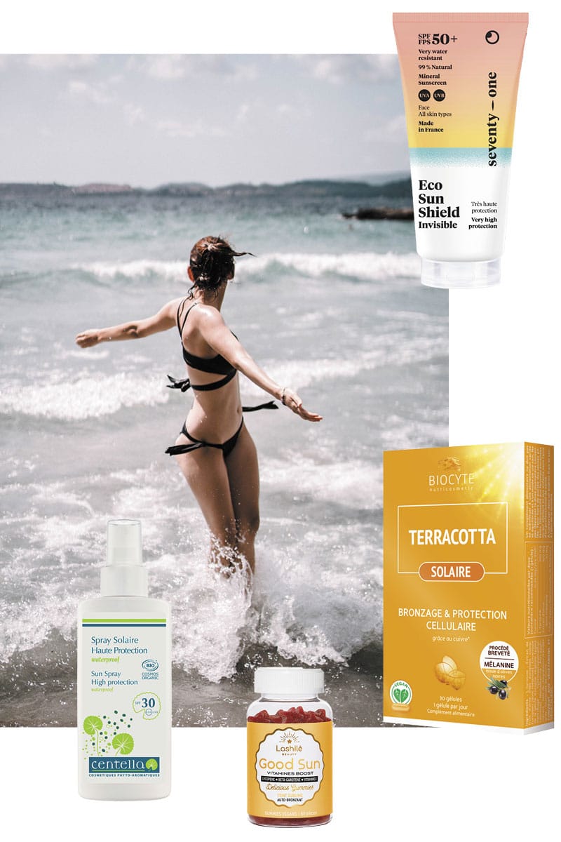 La beauté solaire avec les protections solaires les plus créatives des marques du sud de la France.