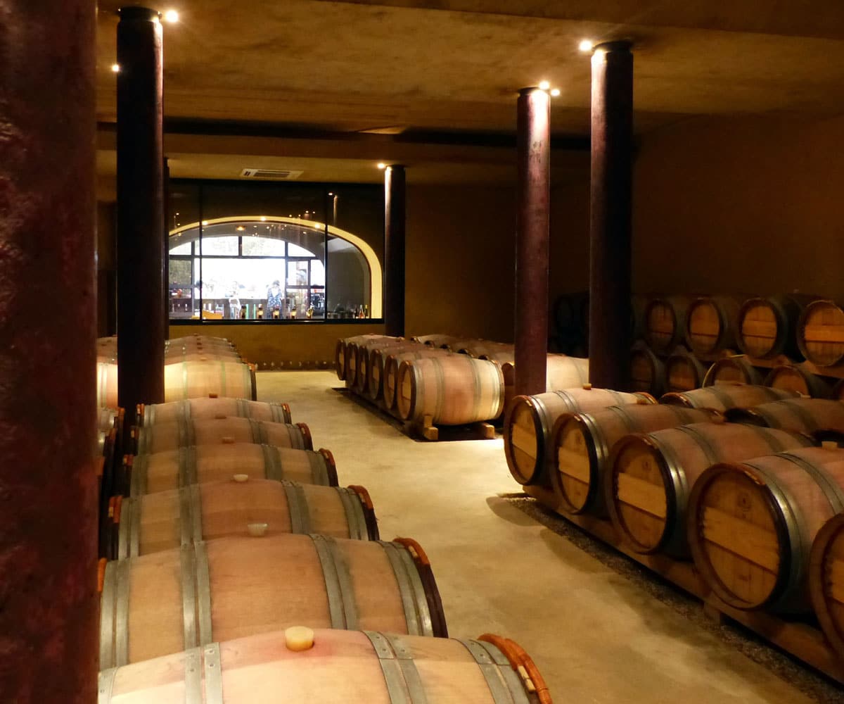 Les caves du Domaine Força Réal.