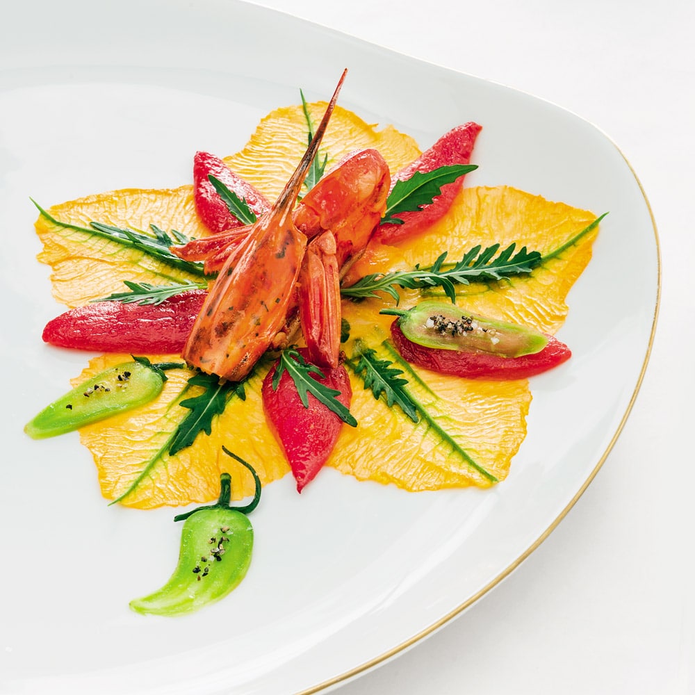 Plat gastronomique de Richard Haughton.
