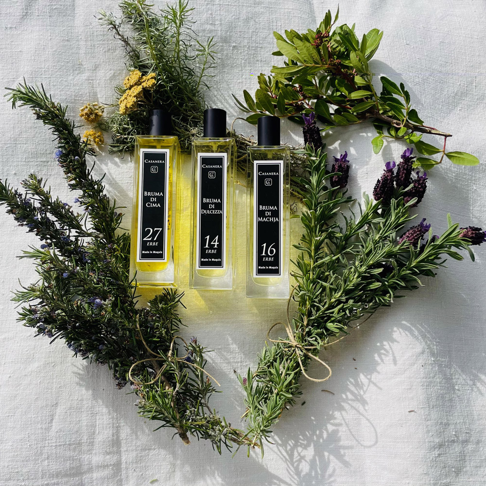 Les brumes de la collections Bruma, cosmétiques de chez Casanera.