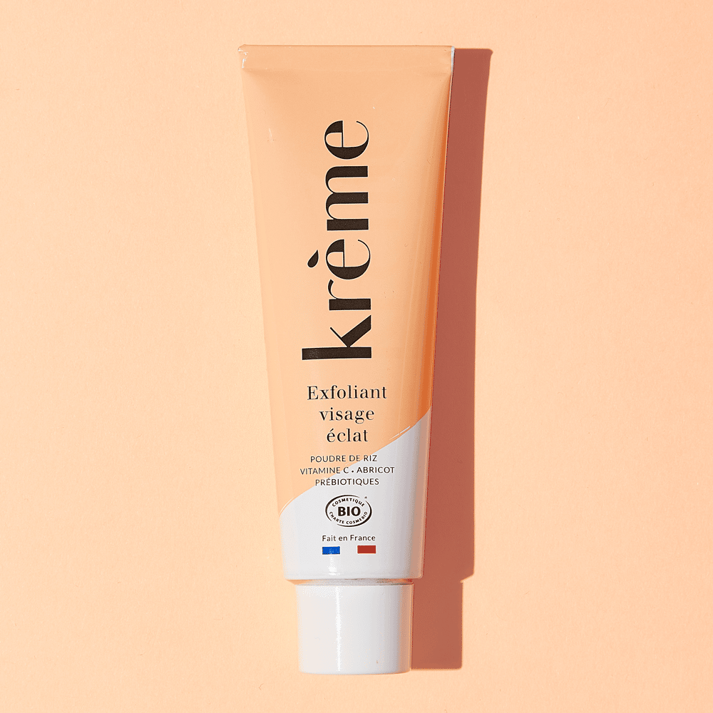 Shopping clean cosmétiques avec l’exfoliant visage éclat de Krème.