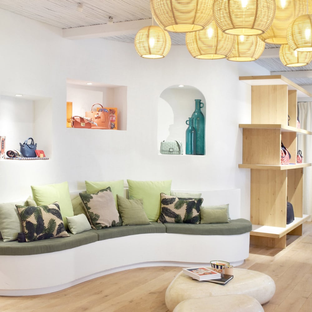 La boutique Longchamp à Saint-Tropez.