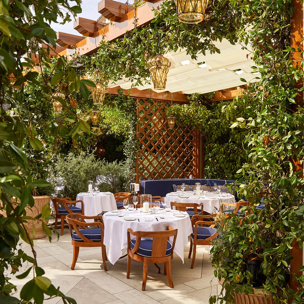 Le restaurant Cipriani à Saint-Tropez.