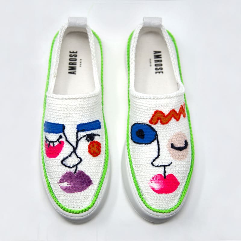 Les sneakers éco-responsableS, modèle Shy State of Mind de chez AMROSE.
