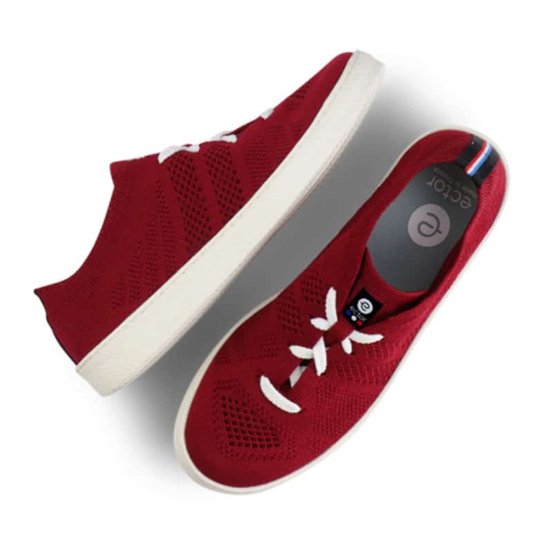 Les sneakers éco-responsables, modèle Bourgogne de chez ECTOR.