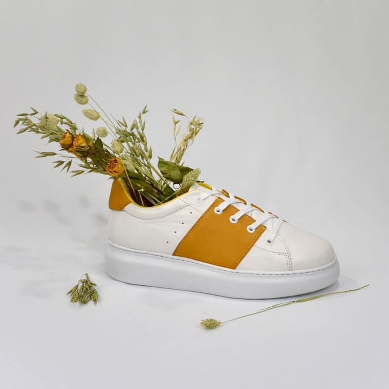 Les sneakers éco-responsables, modèle Indépendance de chez IKO & NOTT.