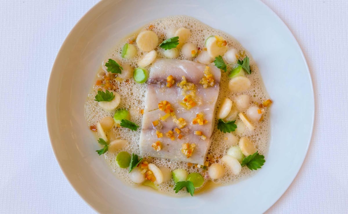 Recette Le Maigre Christophe-Schuffenecker-Chef-Chateau-de-Mazan