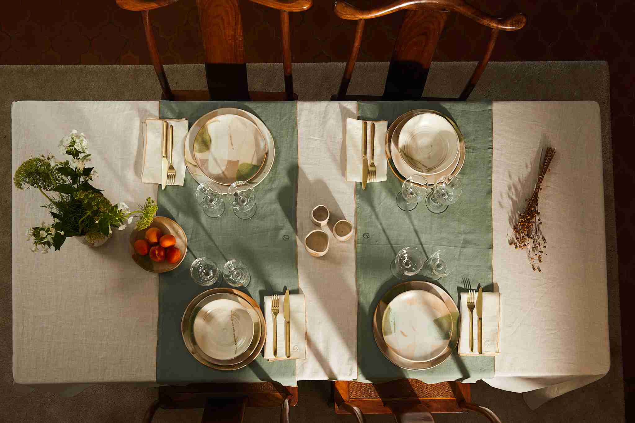 Collection de linge de maison par Laurence Carroy.