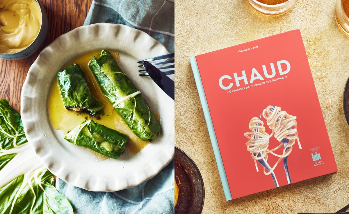 Présentation de la recette de Cannelloni aux blettes de Emmanuel Perrodin disponible dans le livre de Victoire Loup.