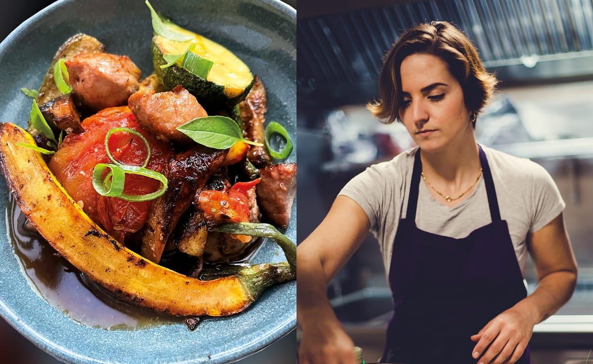 La recette des Précieuses au beurre, potimarron et chorizo par Laetitia Visse