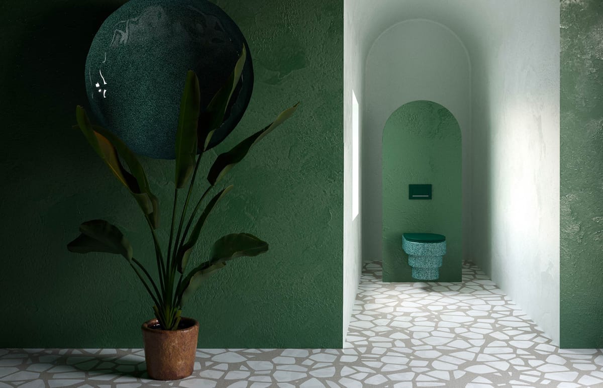 Le Trône design imaginé par le designer visionnaire, Hugo Volpéi.