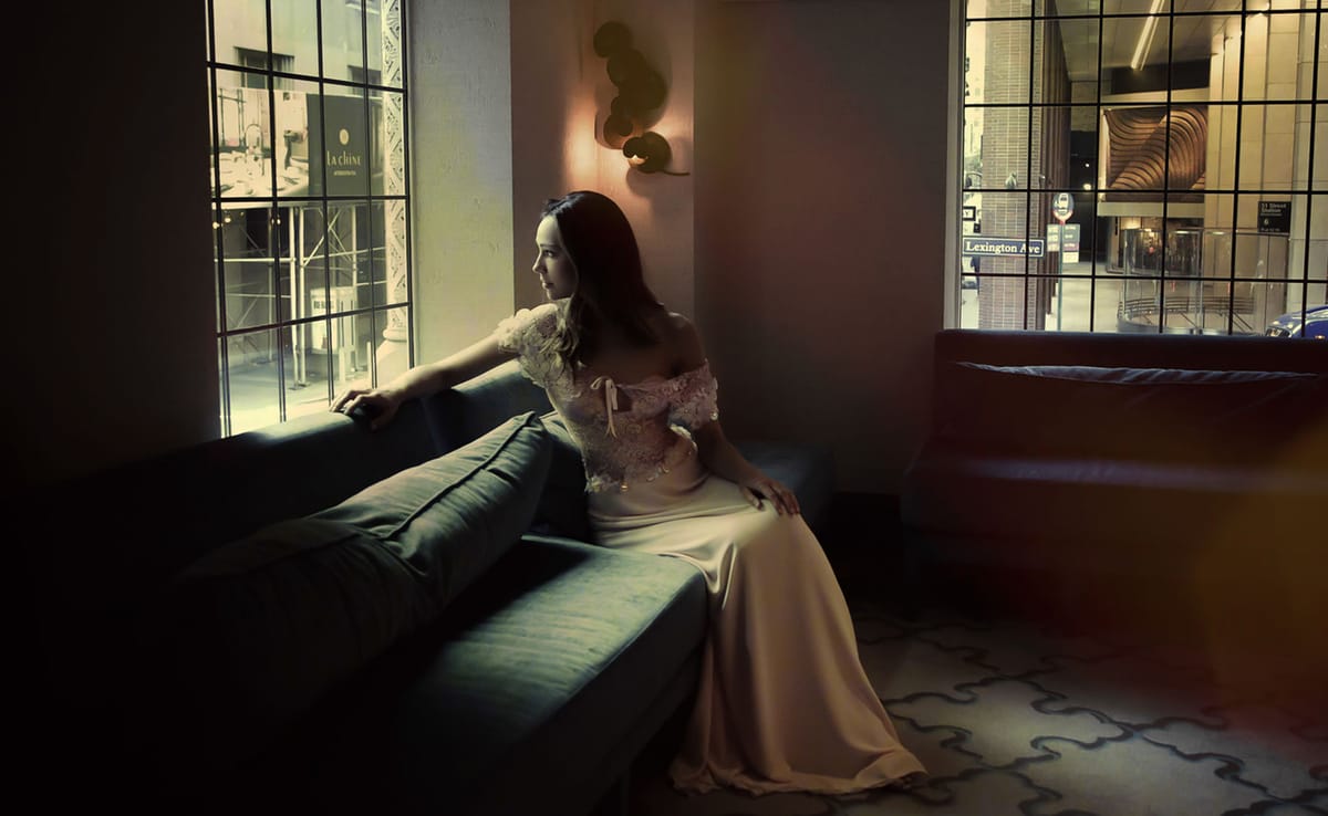 Brigitte Mattei, shooting à New yYork