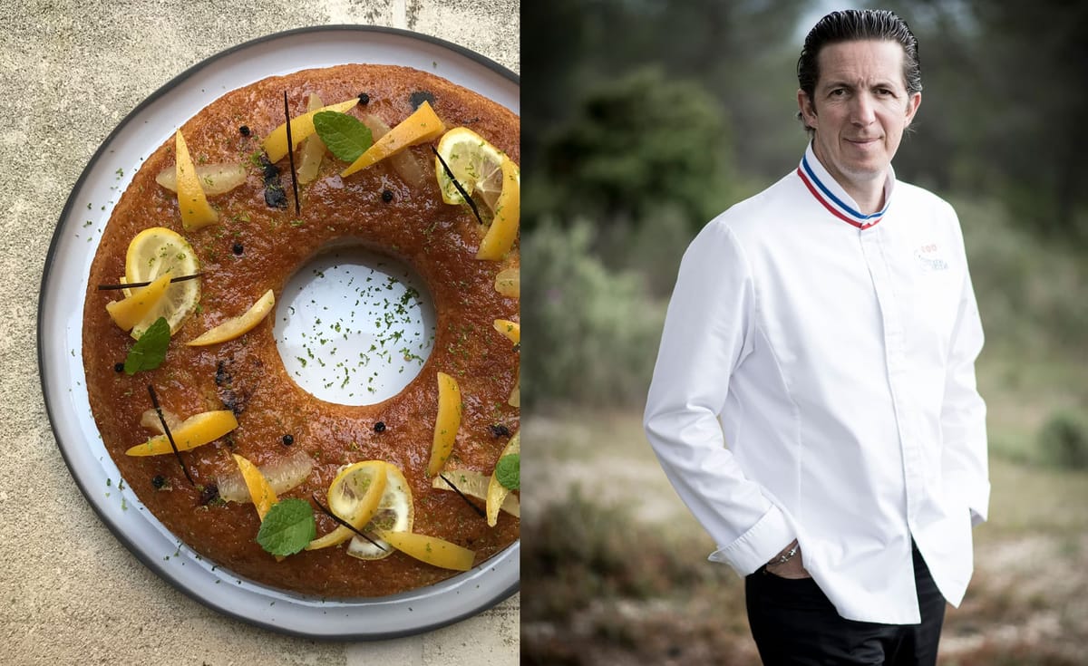 recette cake citron Christophe Bacquie Hotel & Spa du Castellet