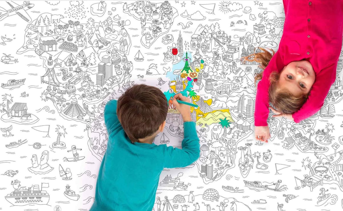 Les-Jouets-Francais tapis a colorier
