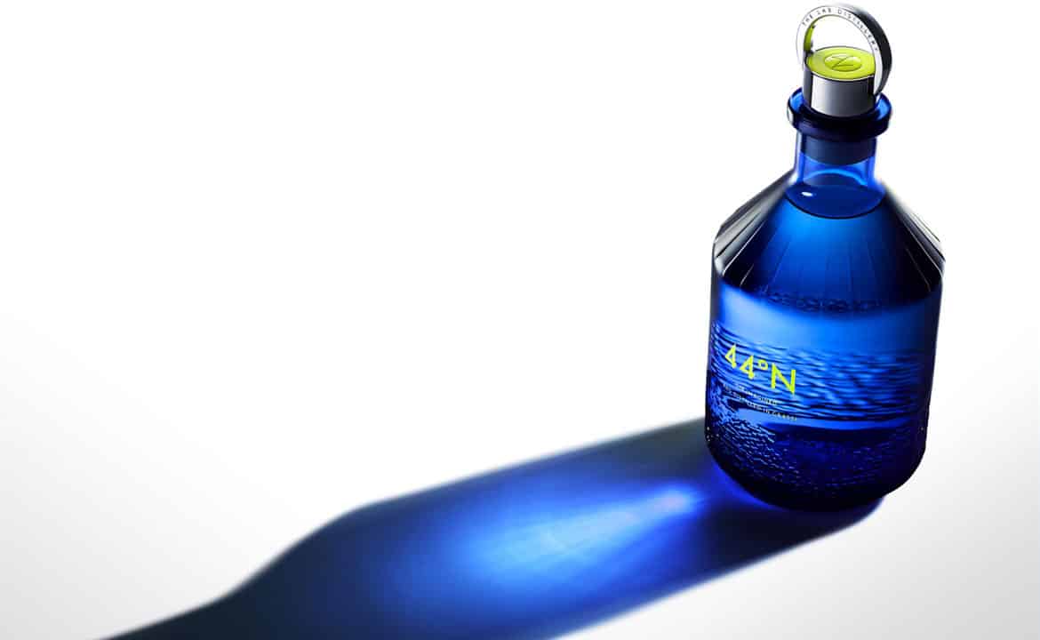 La bouteille du Gimlet exclusif de 44°N x Comte de Grasse