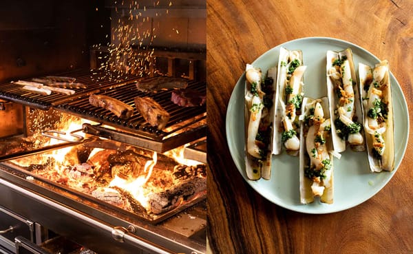 Casa Fuego Mauo Colagreco Menton recette couteaux de mer XXL persillade