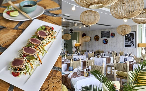 Le Kube Saint-Tropez, Tataki de thon rouge au sésame par Armand Esbellin