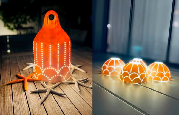 Atelier Poupe, lumineux ready-mades de Méditerranée