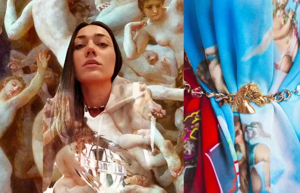 Image de la jeune créatrice d’accessoires, peintre et sculptrice Sarah Bongiovanni.