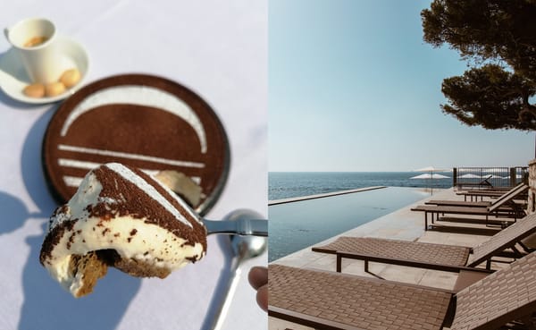 Le tiramisu de Valentin Fabry, chef pâtissier dans l’hôtel Les Roches Blanches à Cassis.