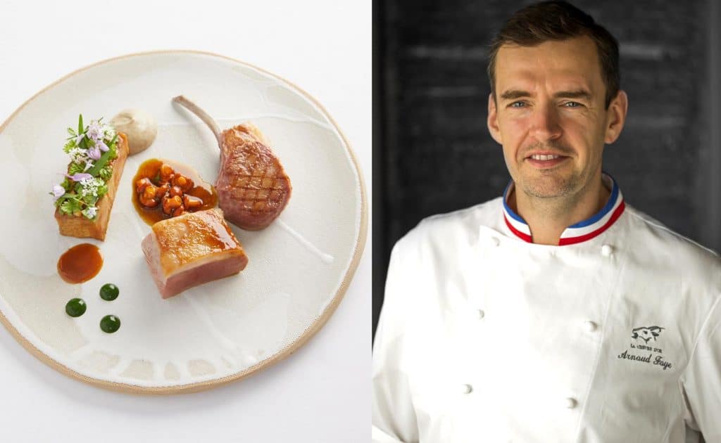 Agneau de pays par Arnaud Faye, Chef deux étoiles de La Chèvre d'Or