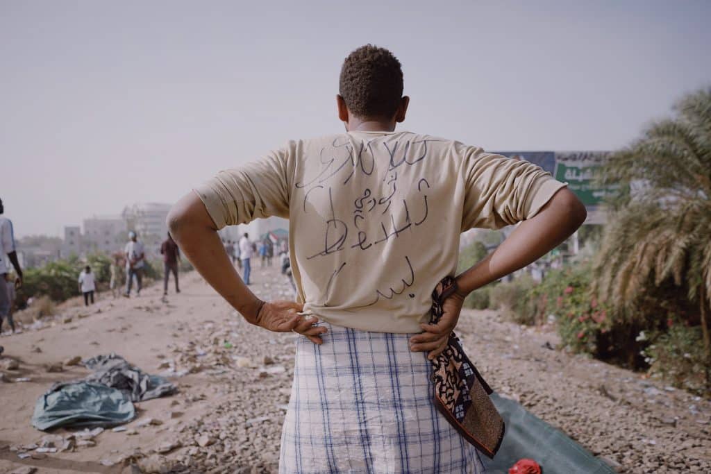 Hawra ! Révolution Soudan, histoire d’un soulèvement par Muhammad aux rencontres d’Arles 2021.