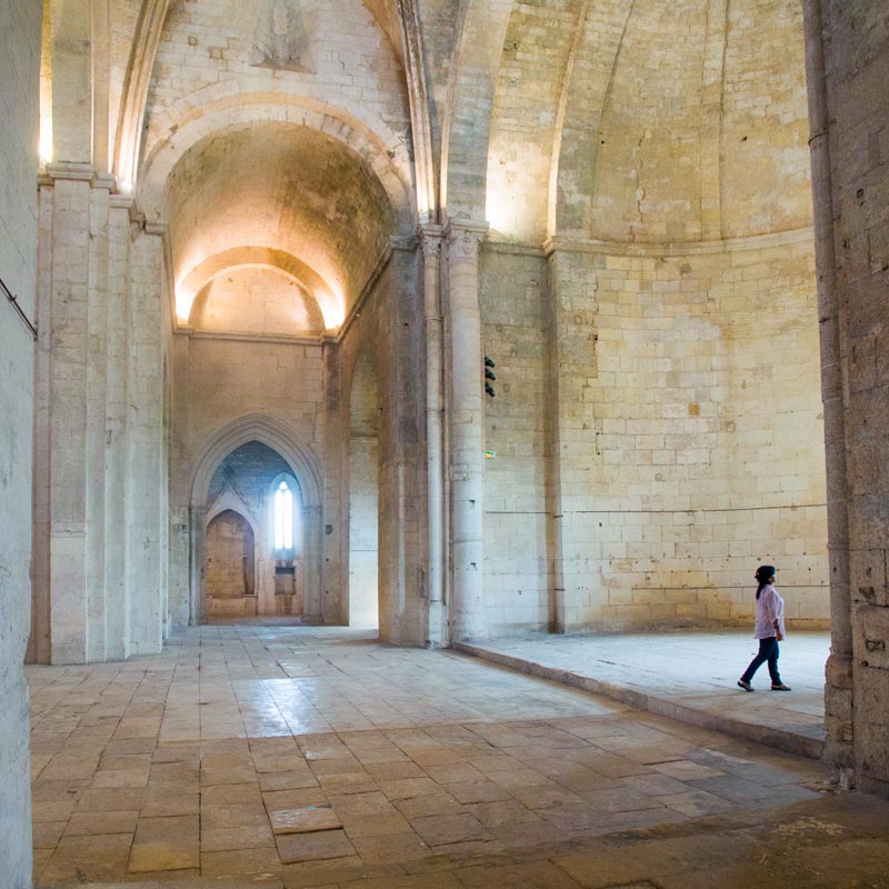 L’Abbaye de Montmajour à Arles par le Monument jeu d’enfant.